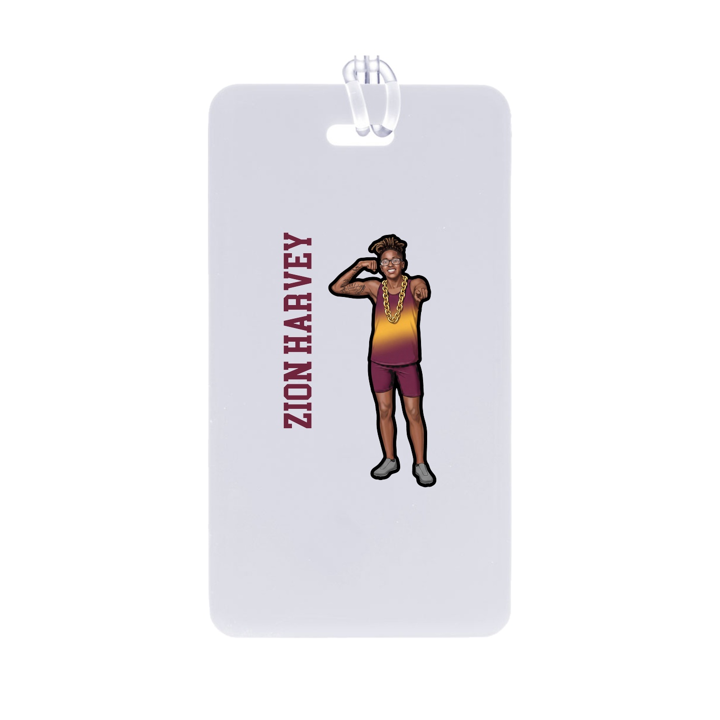 Bag Tag — Name Vertical in Classic