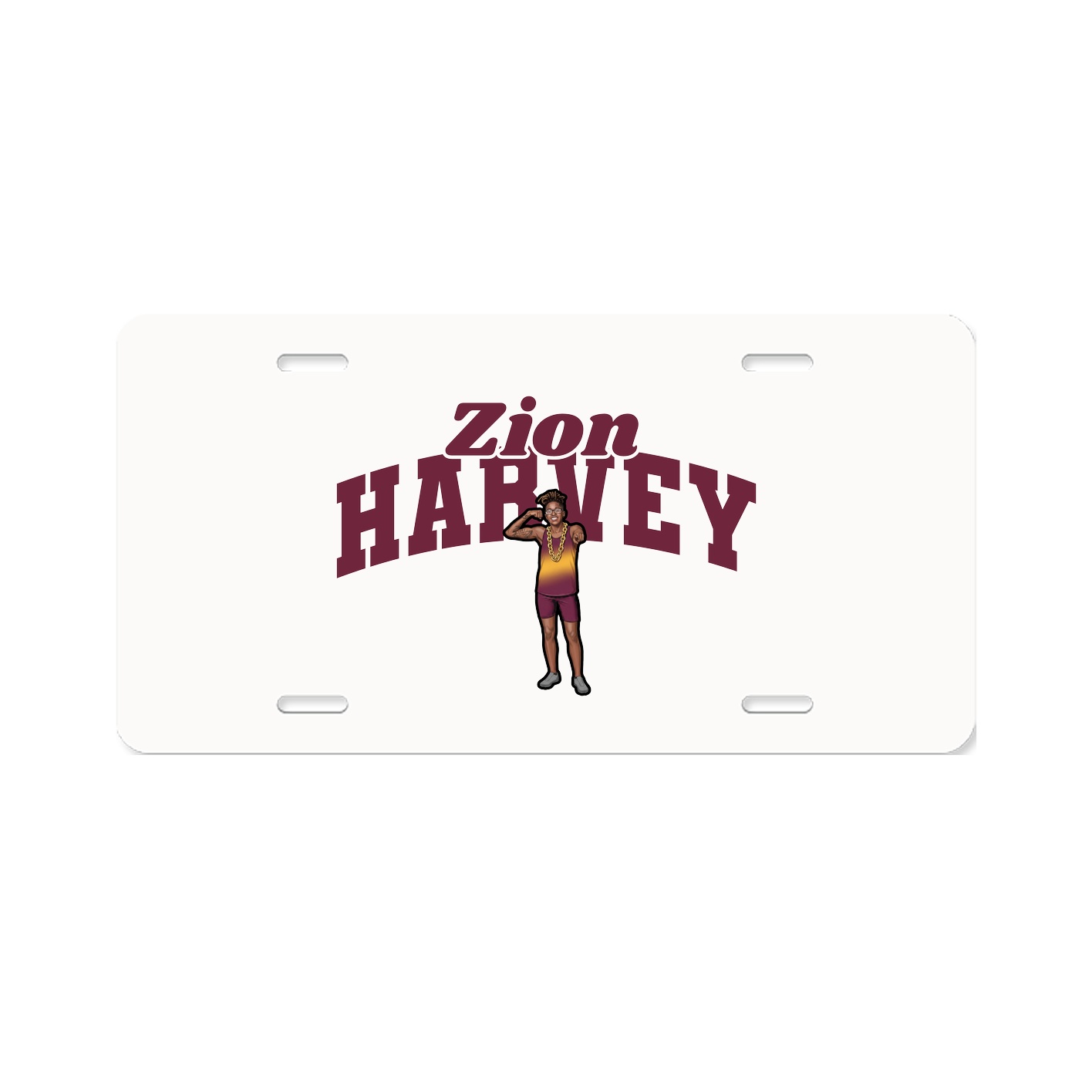 License Plate — Signature Arch in Classic