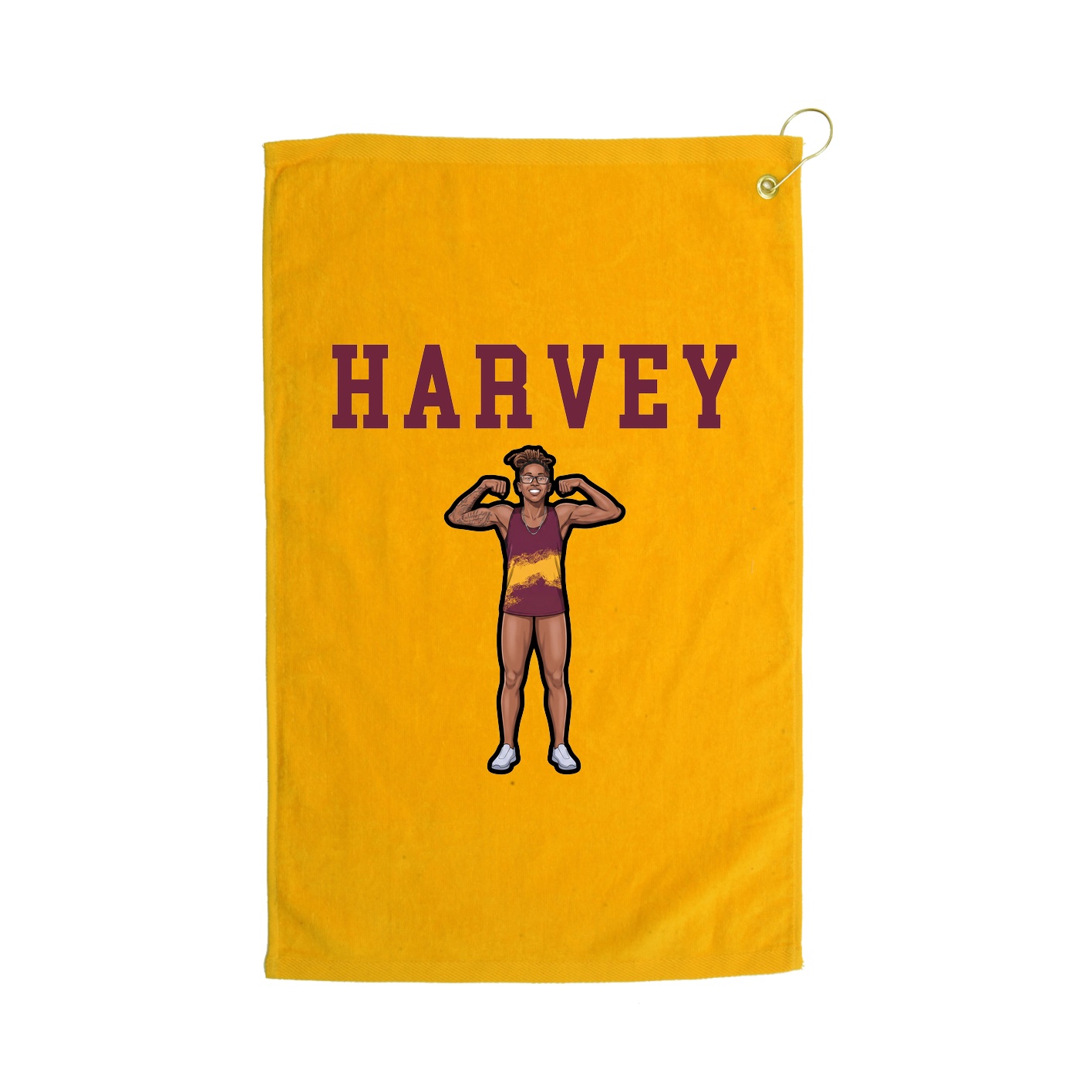 Golf Towel — Shirsey in Gold