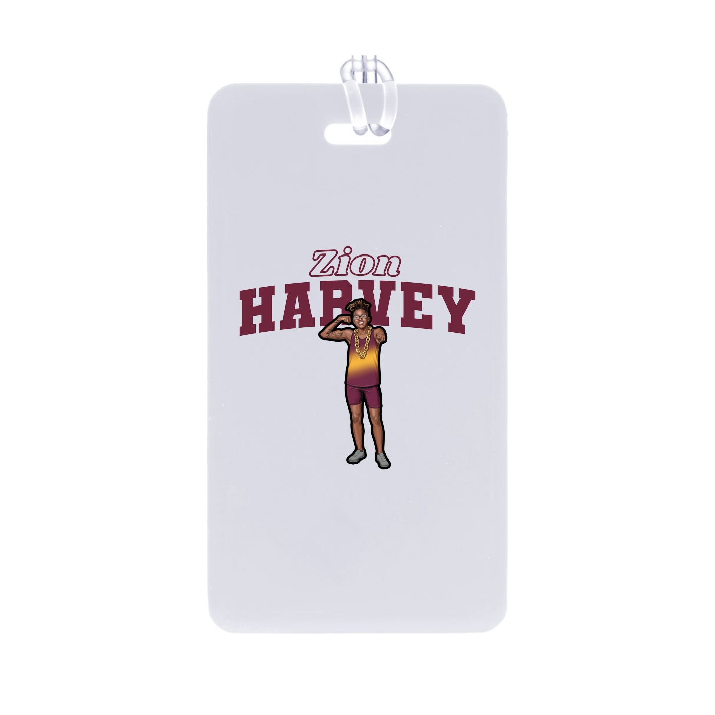 Bag Tag — Name Arch in Classic
