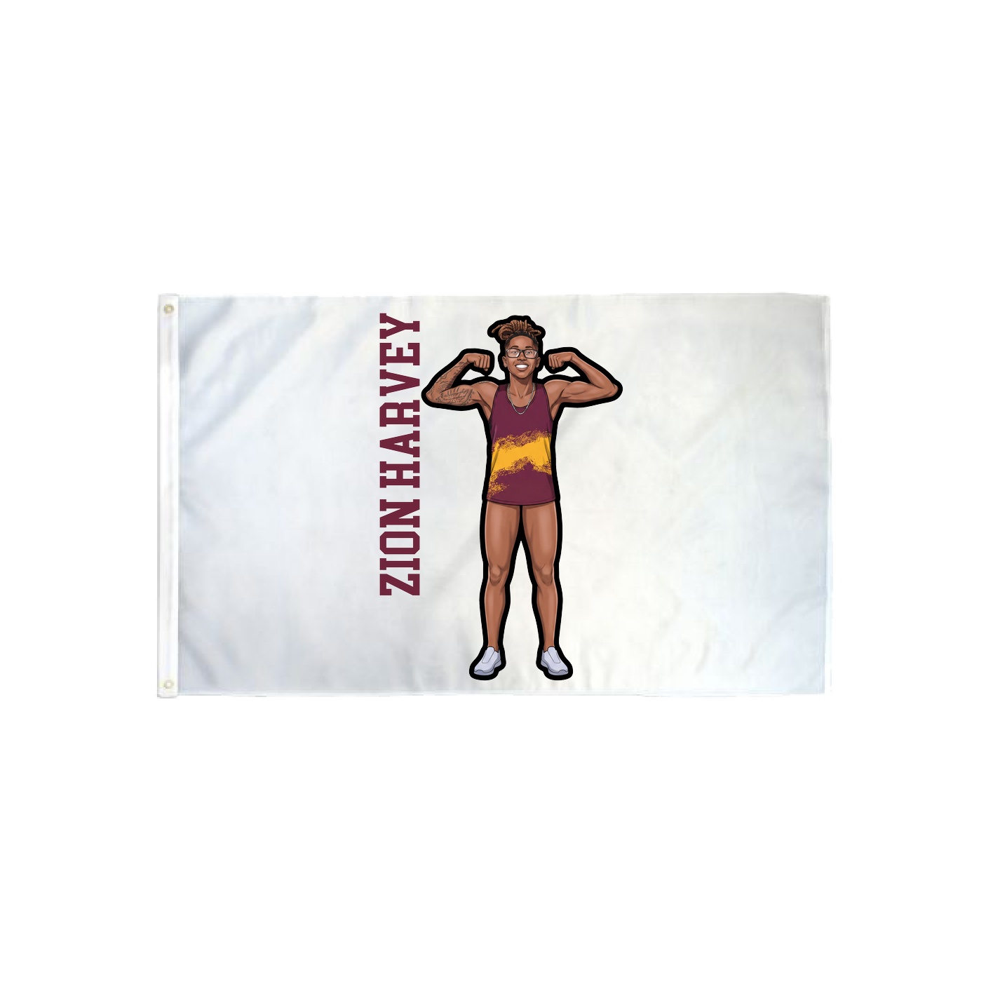 3x5 Flag — Name Vertical in Classic