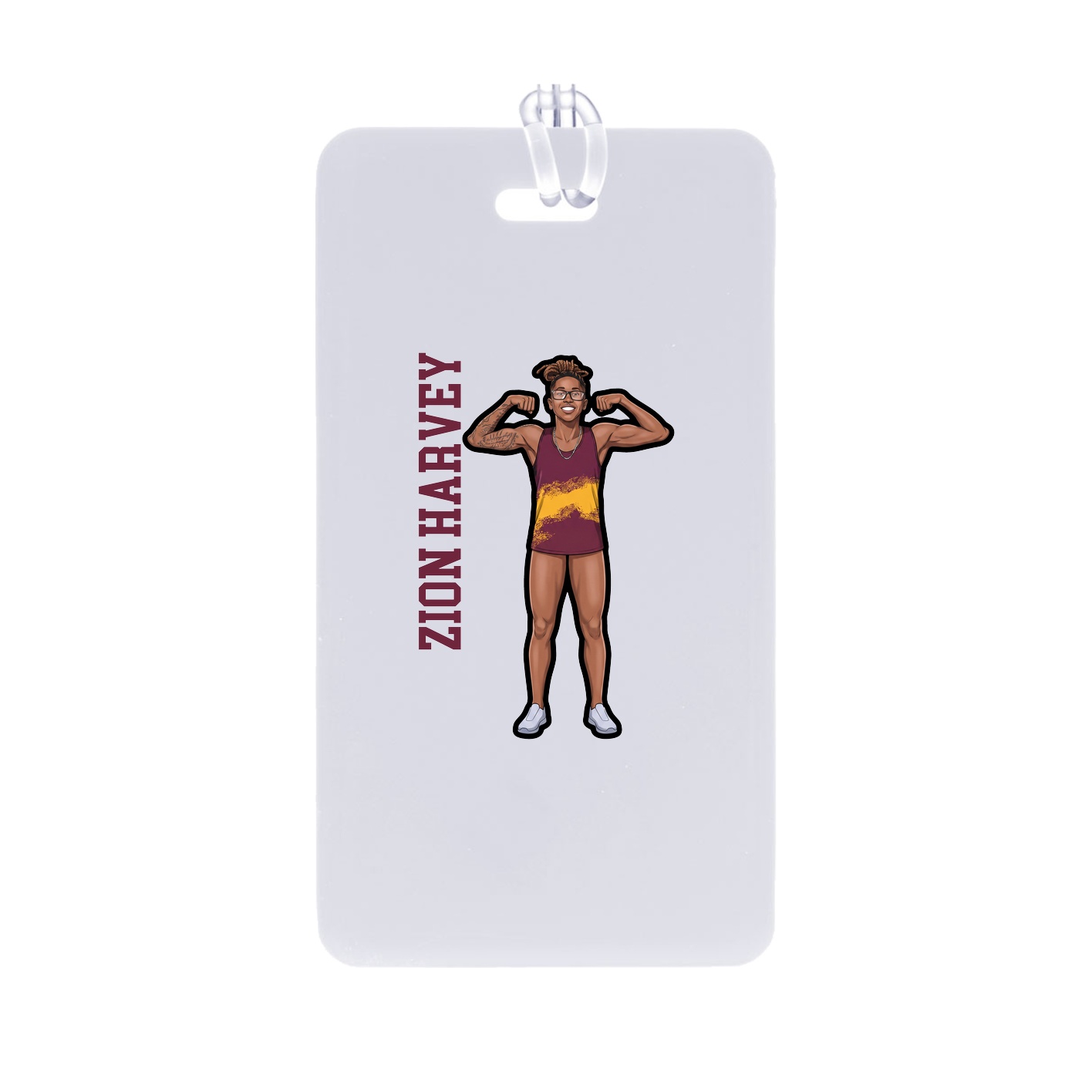 Bag Tag — Name Vertical in Classic