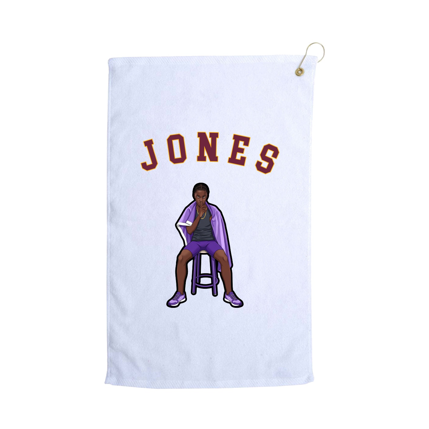 Golf Towel — Shirsey Arch in White