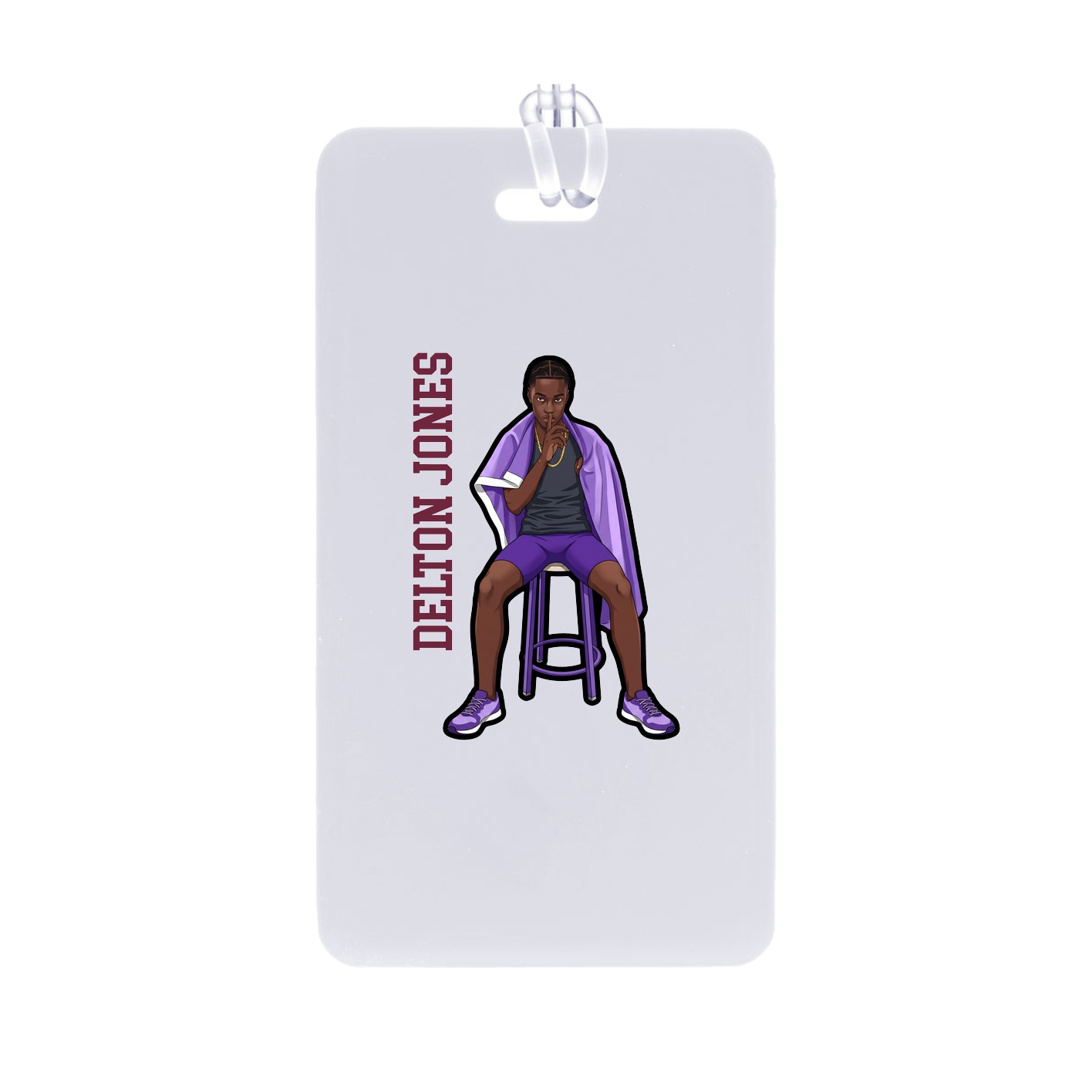 Bag Tag — Name Vertical in Classic