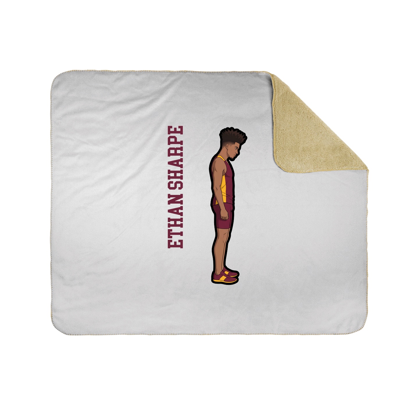 50x60 Sherpa Lined Throw Blanket