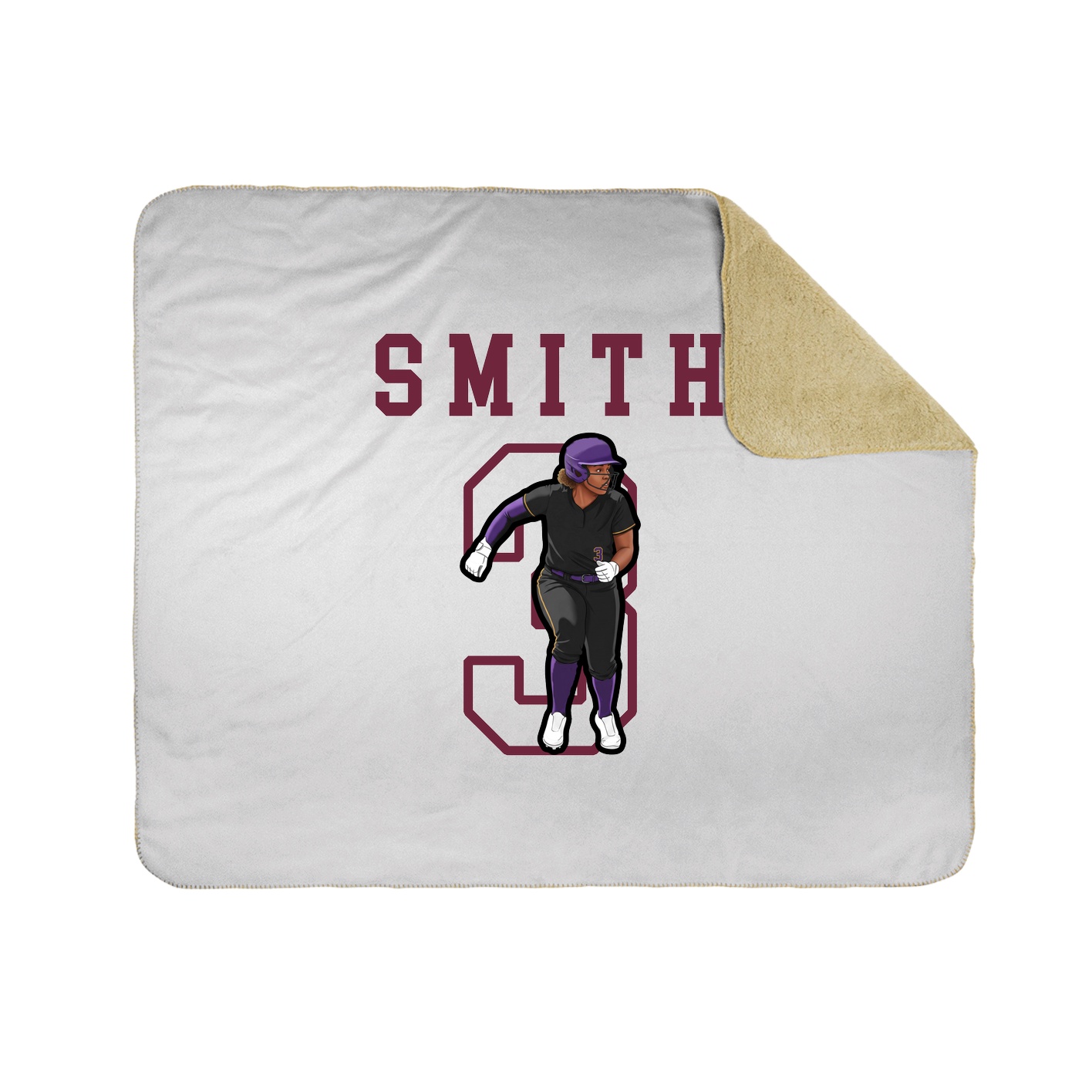 Throw Blanket — Shirsey in White
