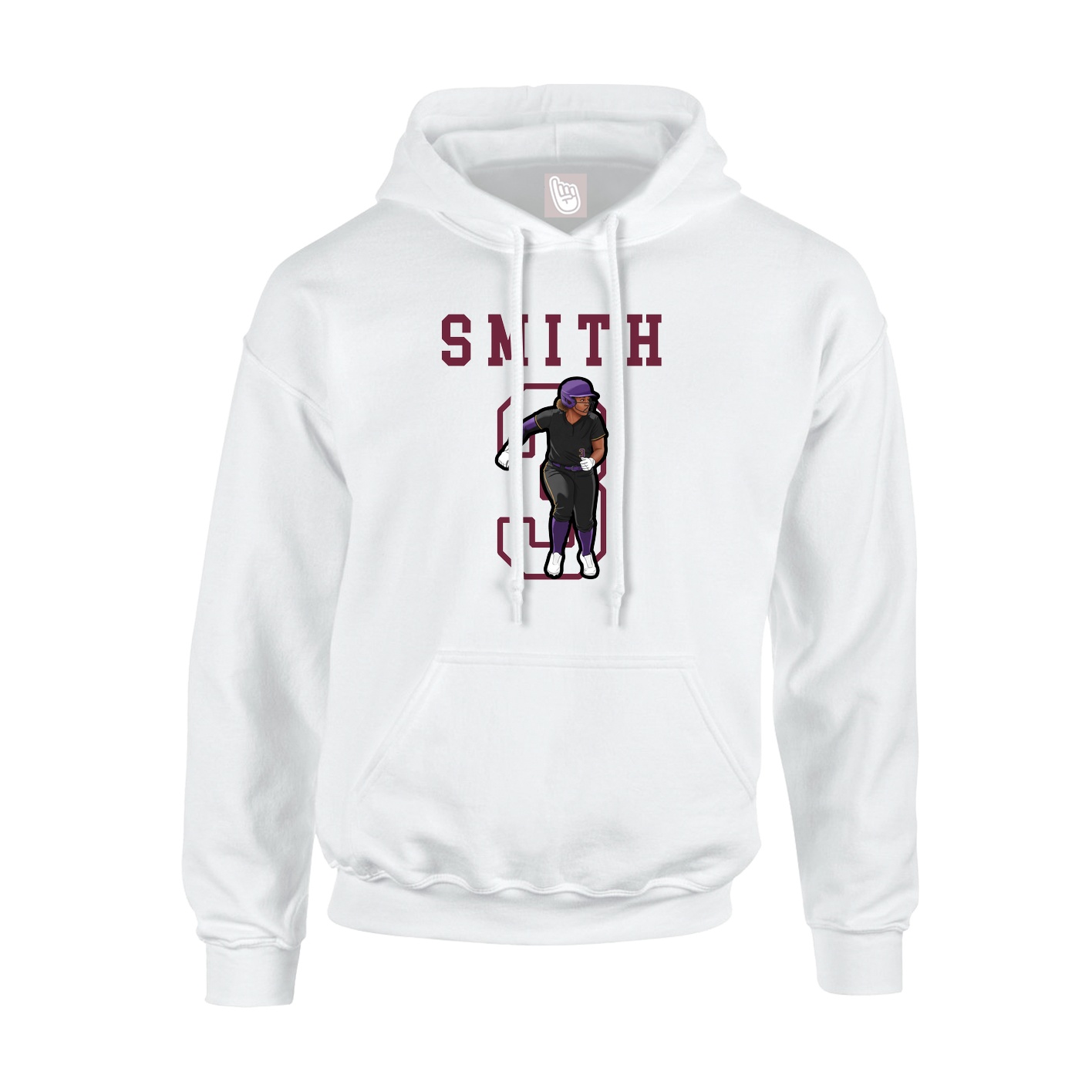 Hoodie — Shirsey in White