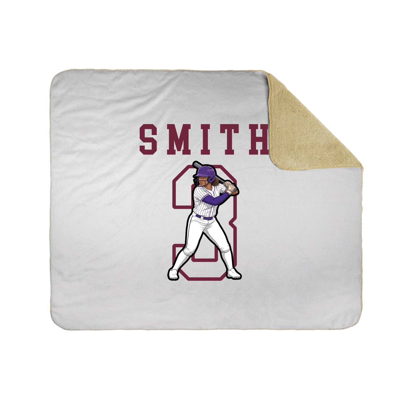 Throw Blanket — Shirsey in White