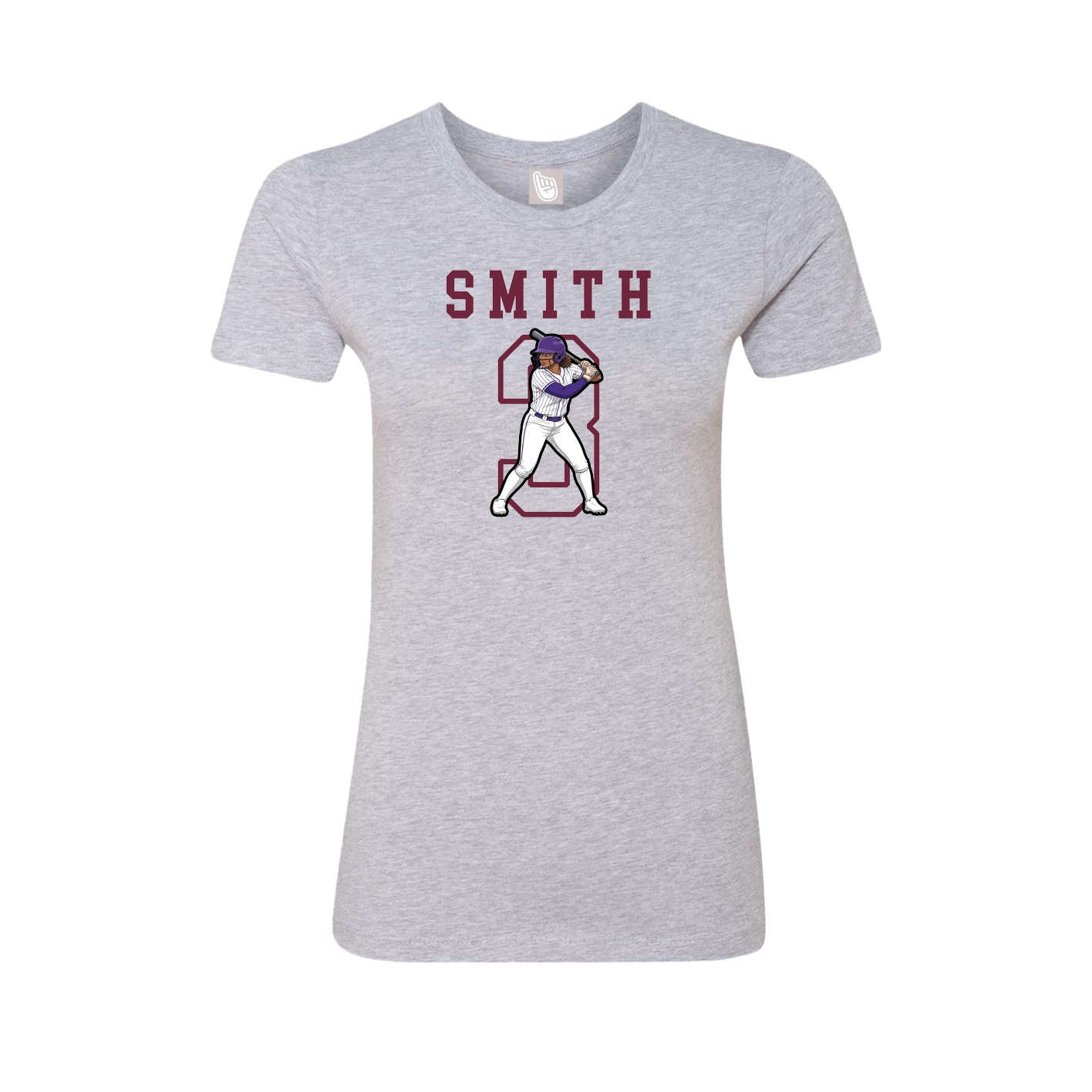 Fitted Women's Tee — Shirsey in Grey