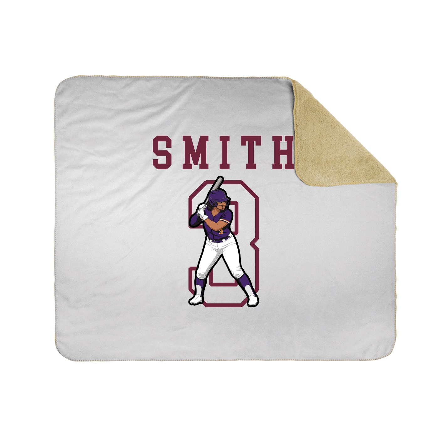 Throw Blanket — Shirsey in White