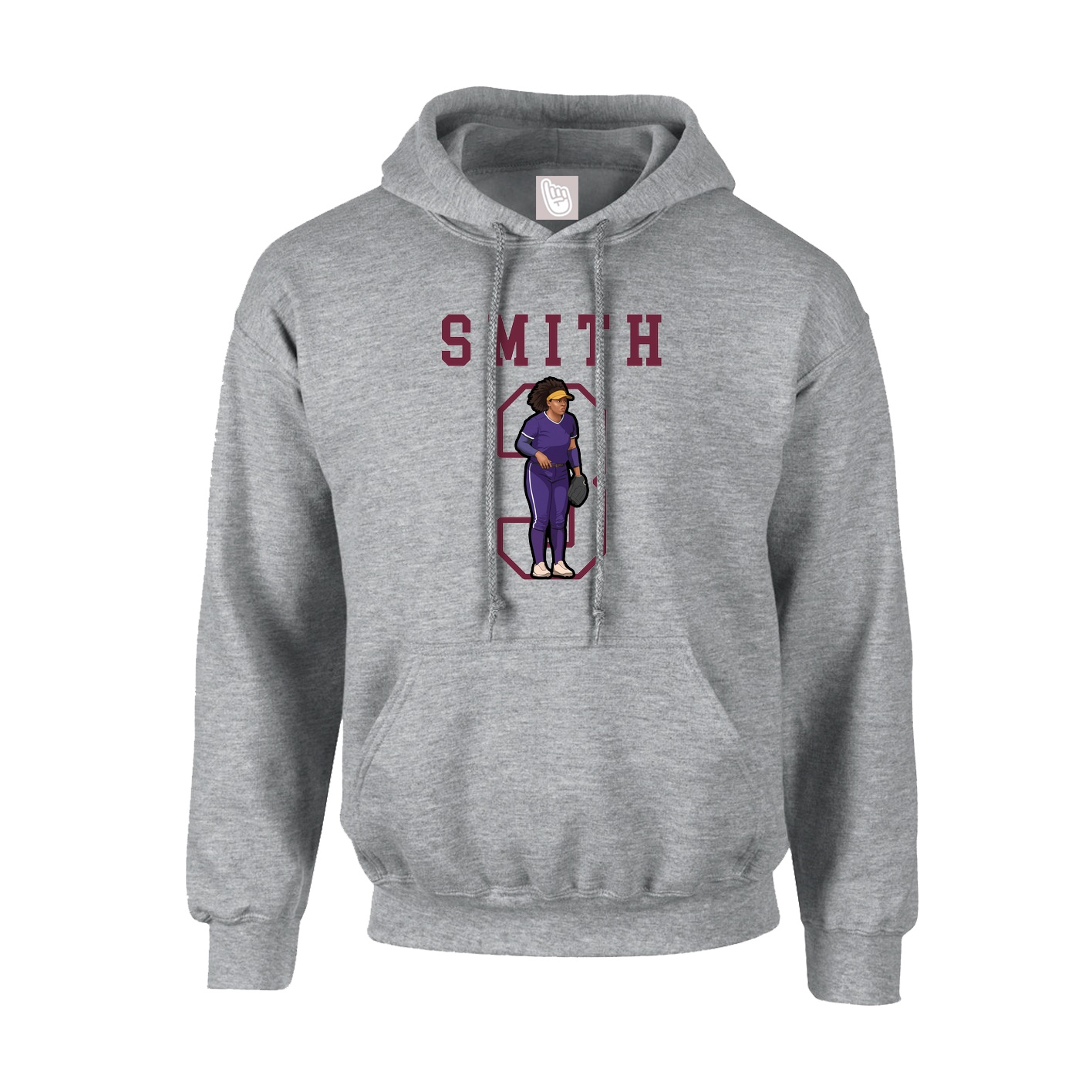Hoodie — Shirsey in Grey