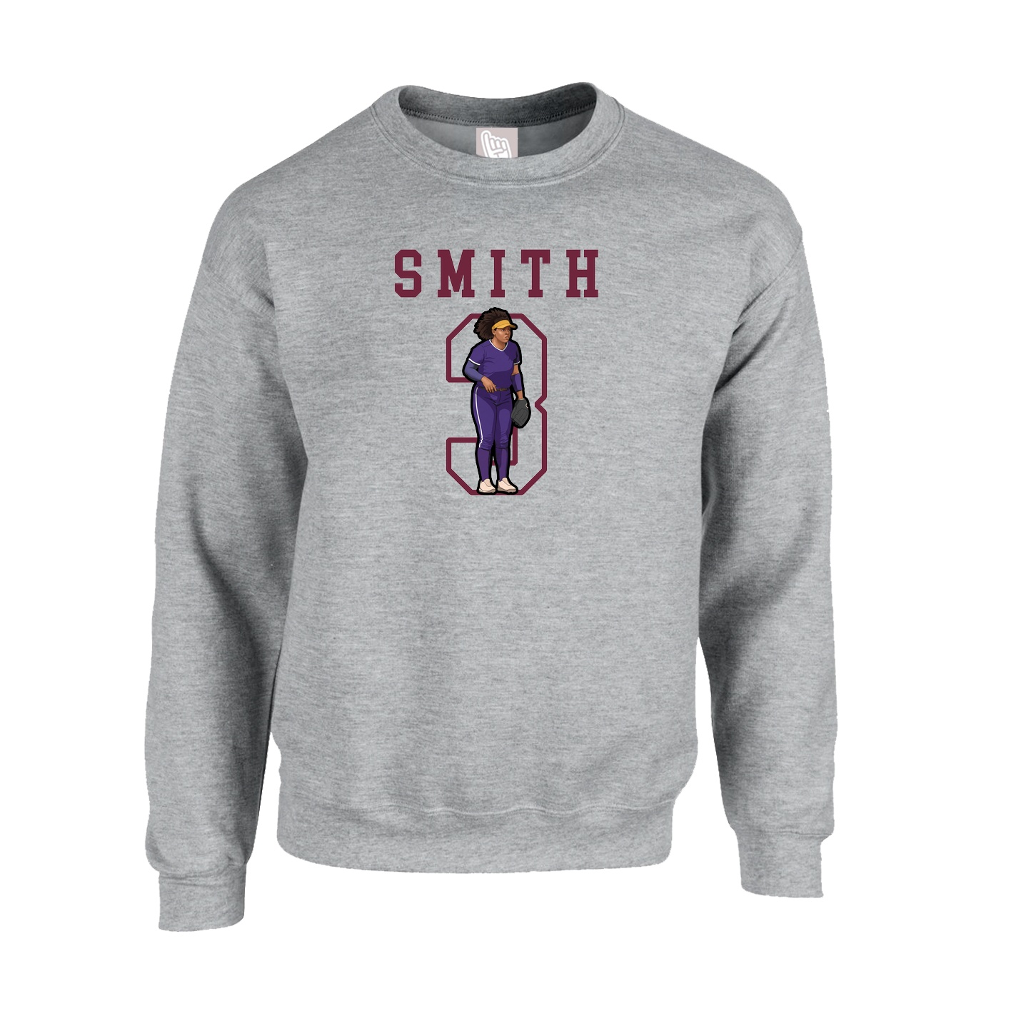 Fleece Crew — Shirsey in Grey