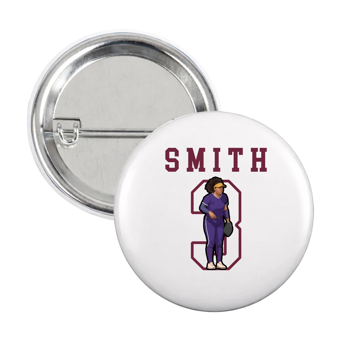 Game Day Button — Shirsey in White