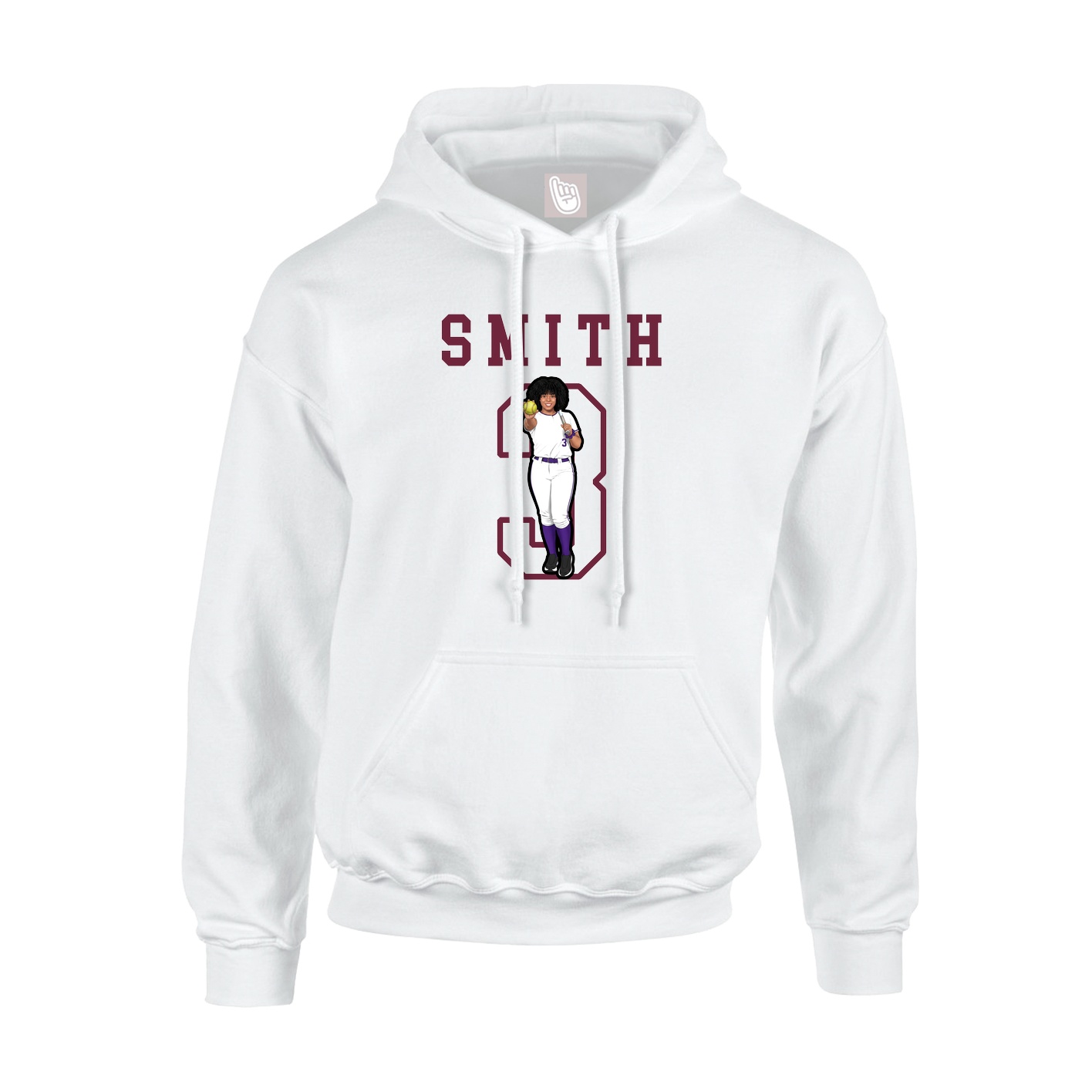 Youth Hoodie — Shirsey in White