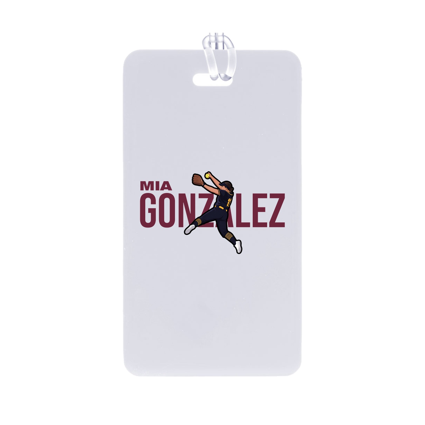 Bag Tag — Player Name in Classic