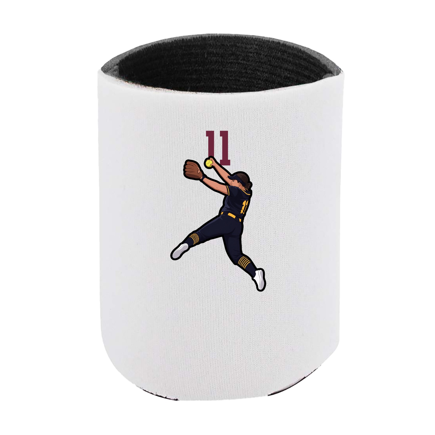 Can Holder — Number Top in White