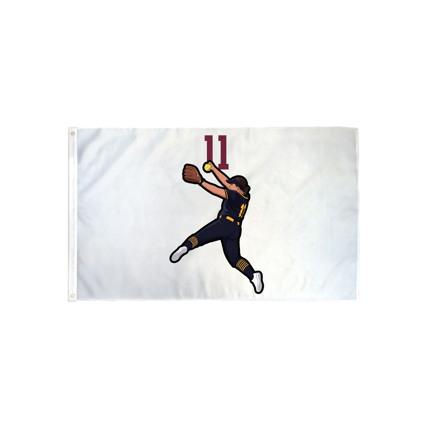 3x5 Flag — Number Top in Classic