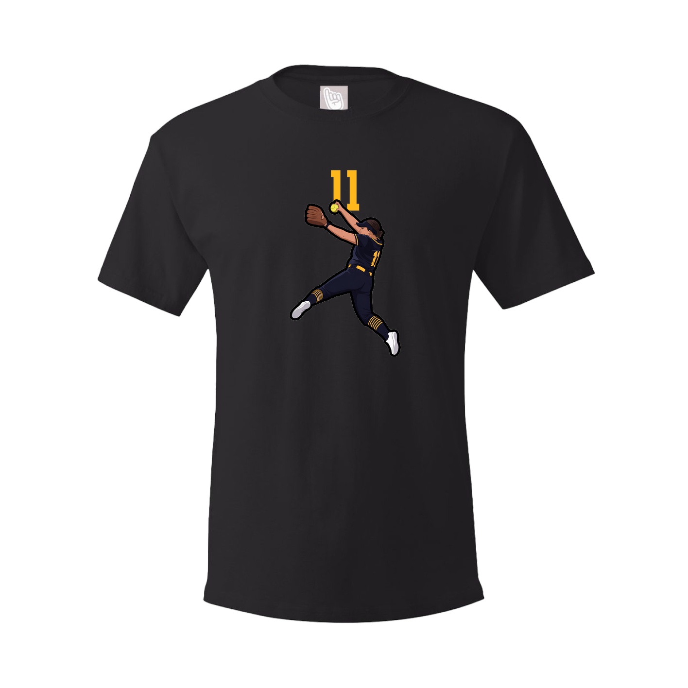 Tee — Number Top in Black