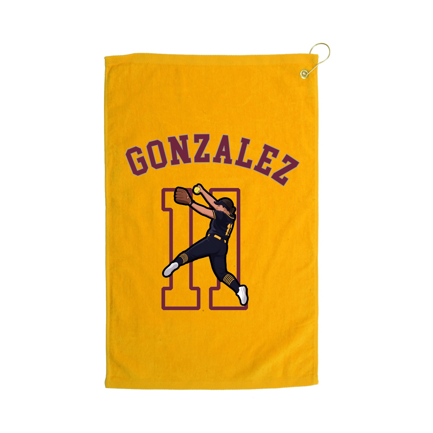 Golf Towel — Shirsey Arch in Gold