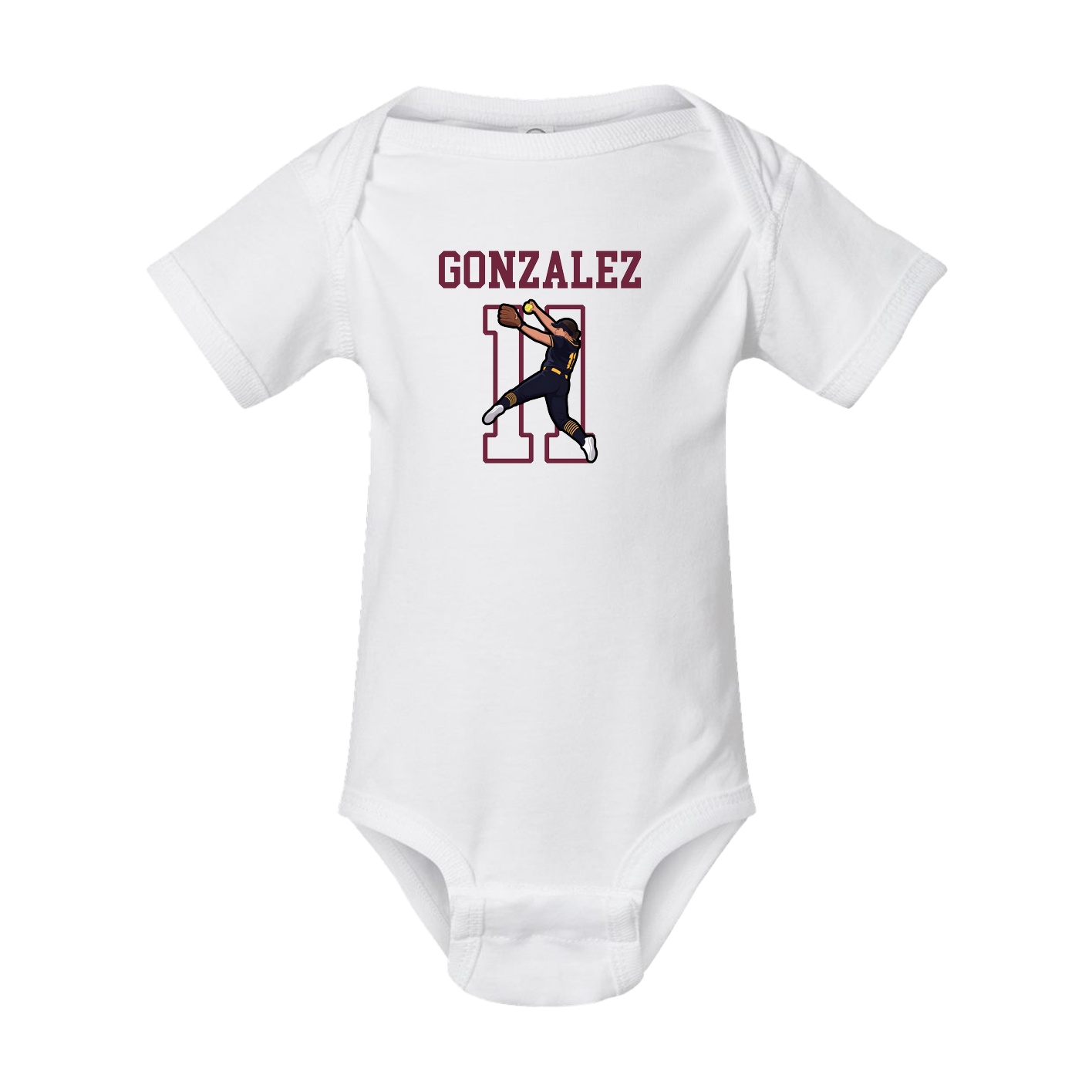 Baby Onesie — Shirsey in White