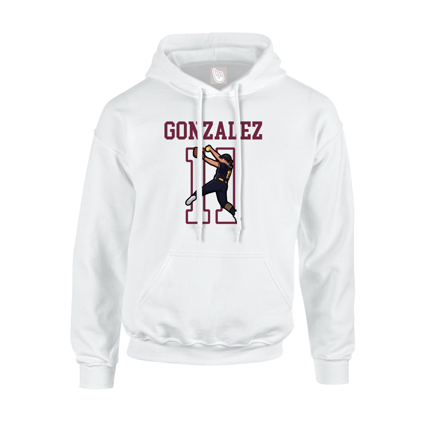 Youth Hoodie — Shirsey in White
