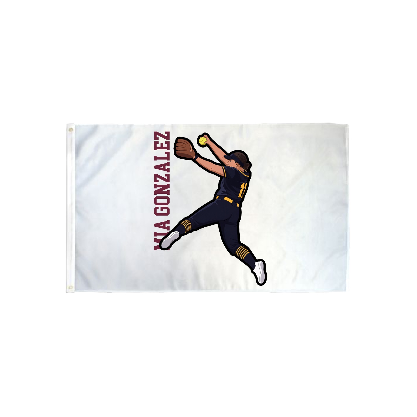 3x5 Flag — Name Vertical in Classic