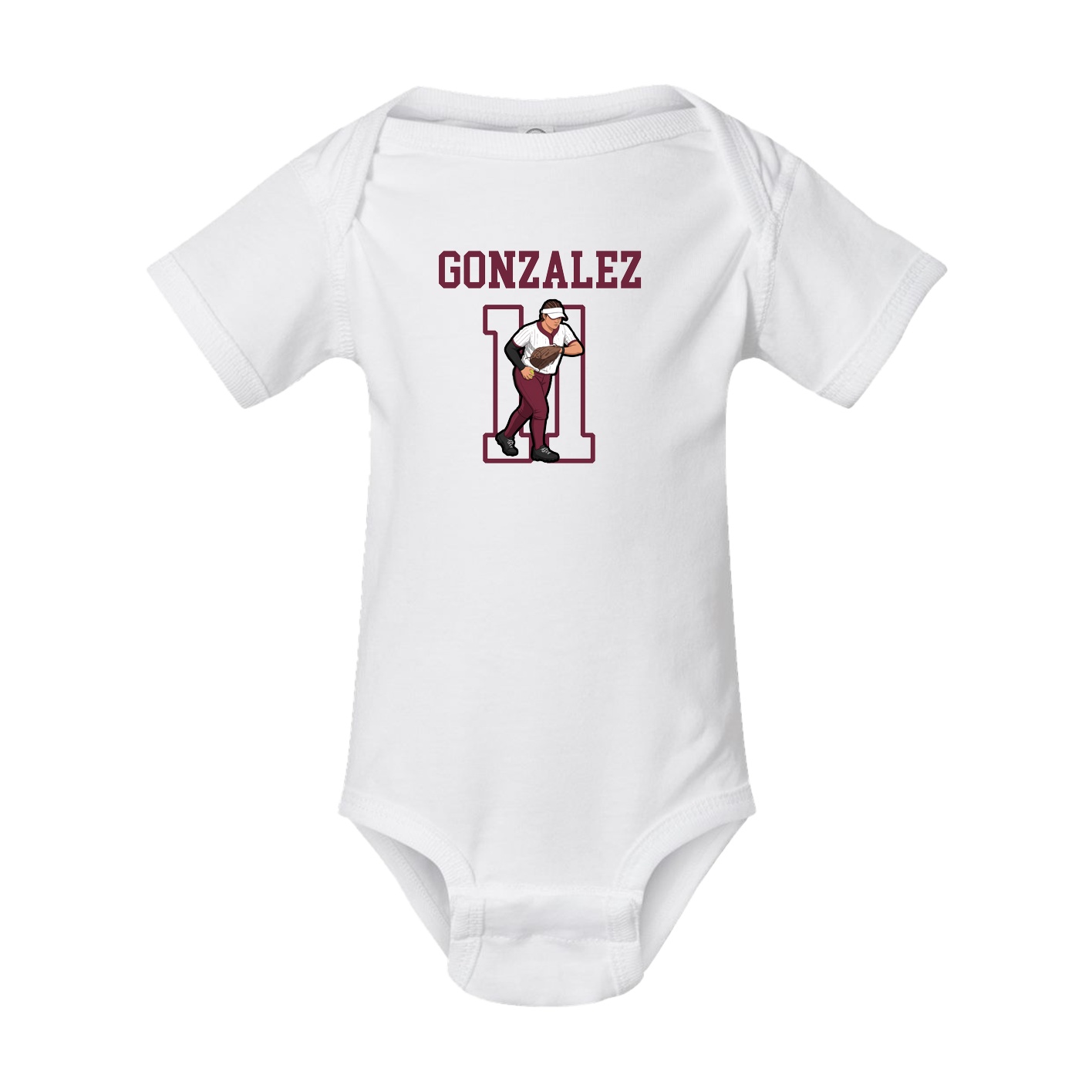 Baby Onesie — Shirsey in White
