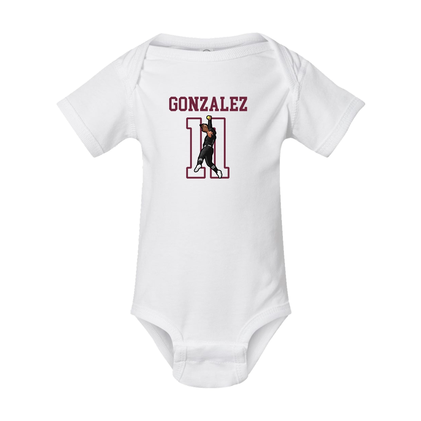 Baby Onesie — Shirsey in White