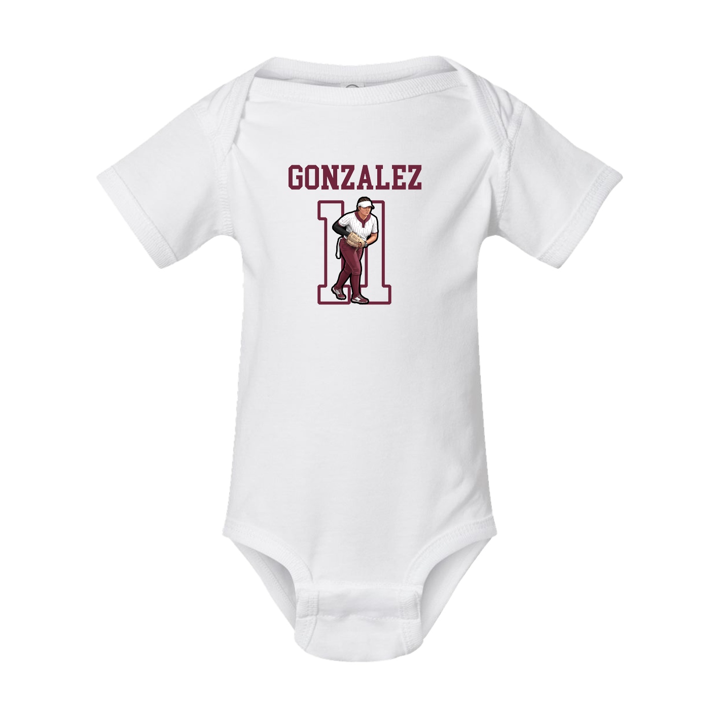 Baby Onesie — Shirsey in White