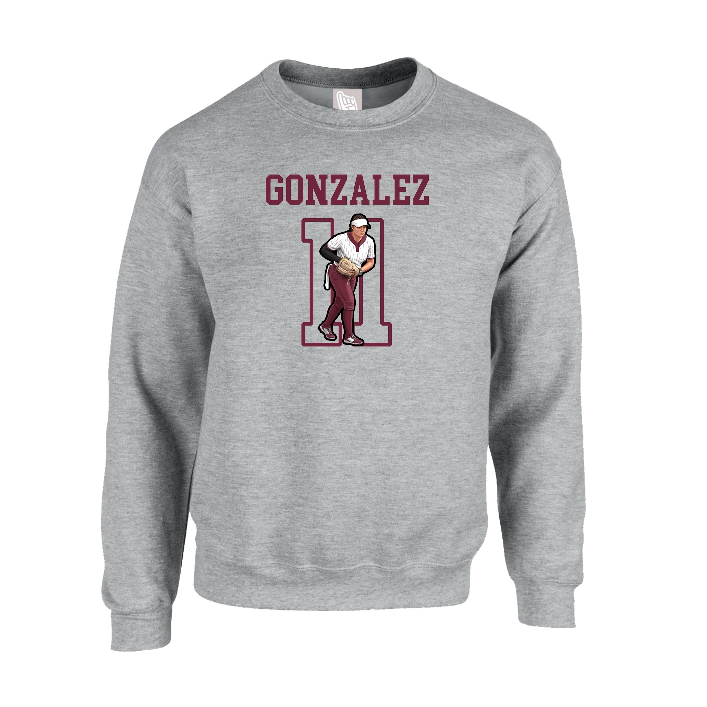 Fleece Crew — Shirsey in Grey