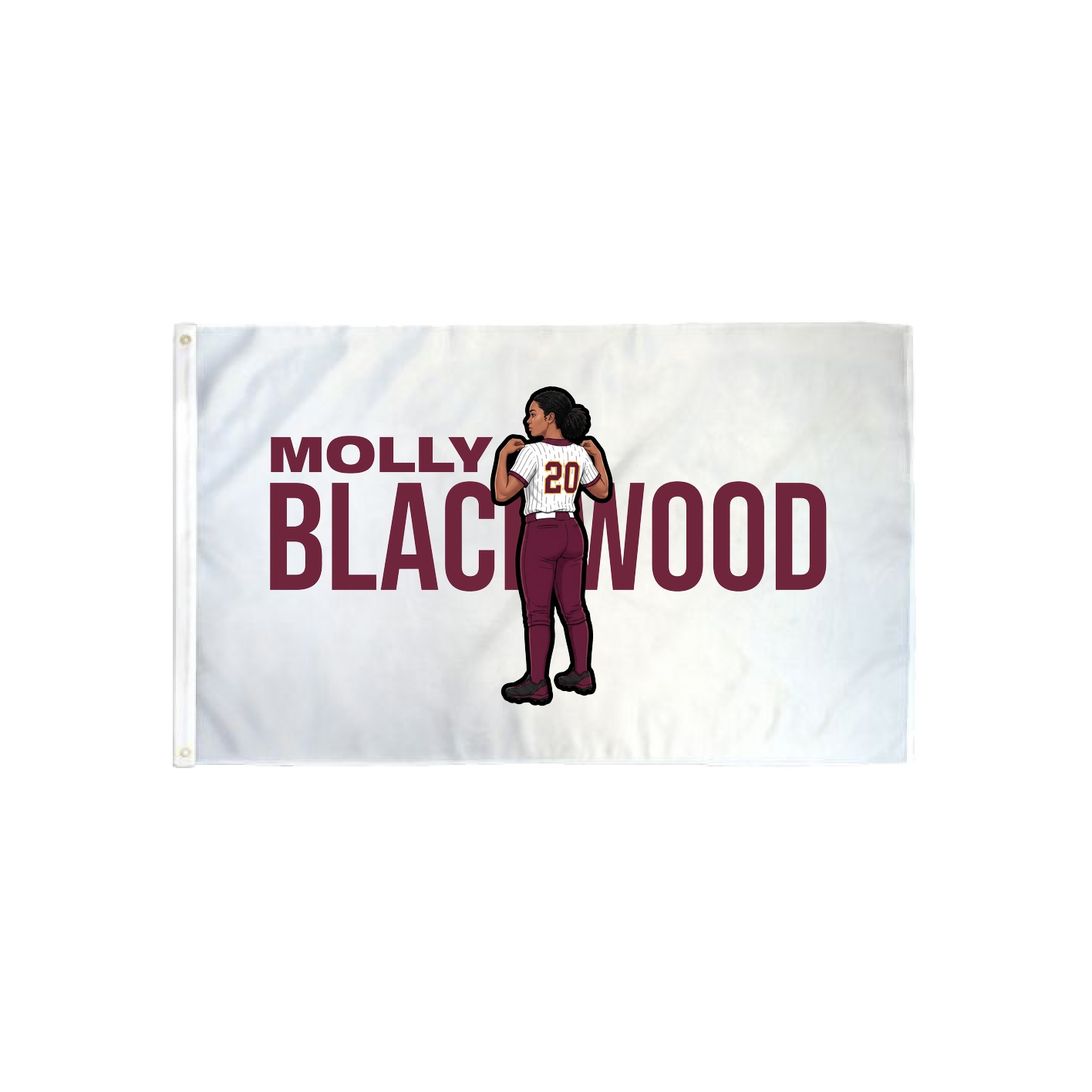 3x5 Flag — Player Name in Classic