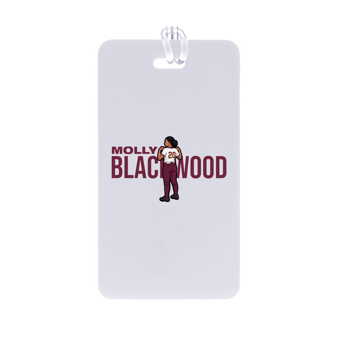 Bag Tag — Player Name in Classic