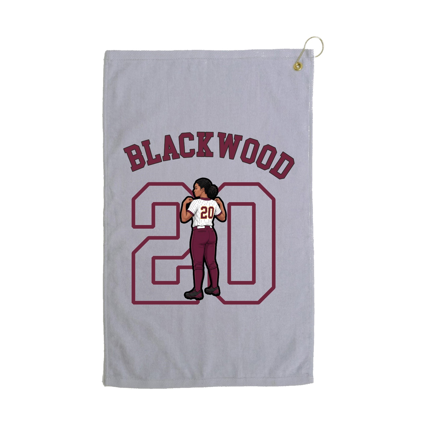 Golf Towel — Shirsey Arch in Grey