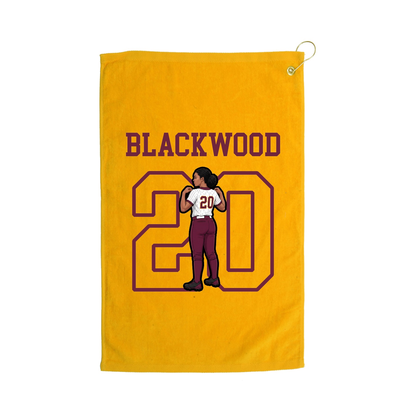 Golf Towel — Shirsey in Gold