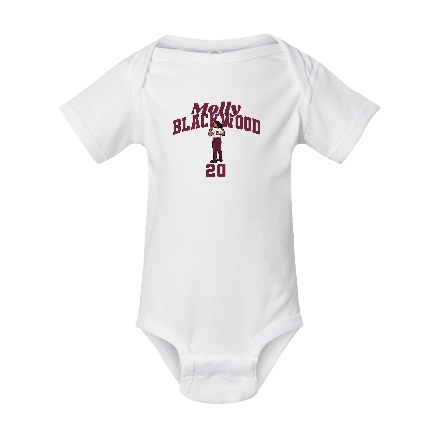 Baby Onesie — Signature Arch in White