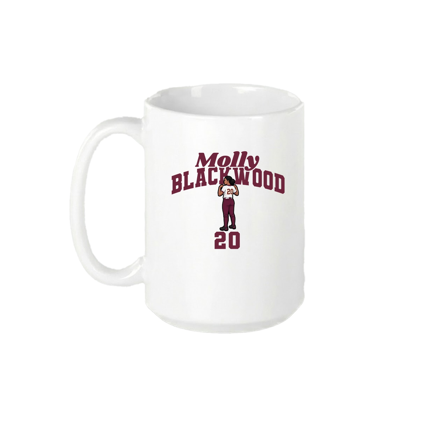 15oz Coffee Mug — Signature Arch in White