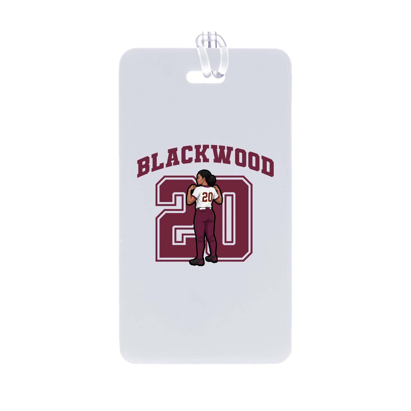 Bag Tag — Number in Classic