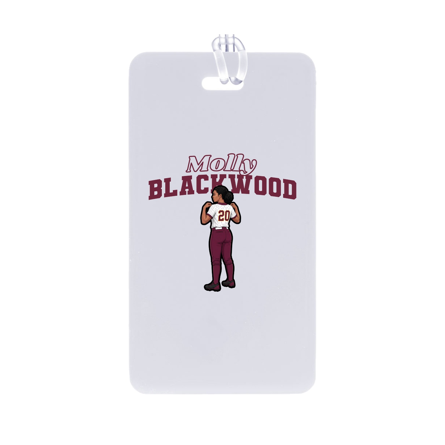 Bag Tag — Name Arch in Classic