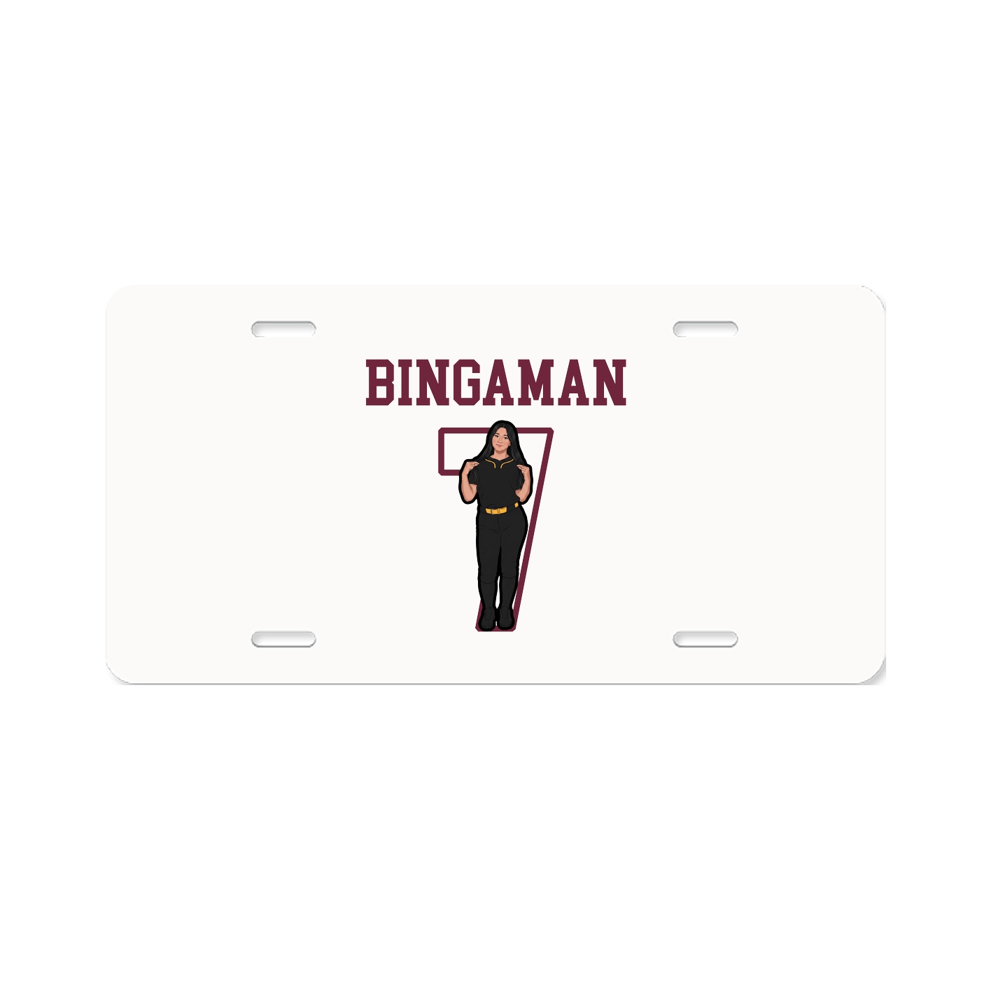 License Plate — Shirsey in Classic