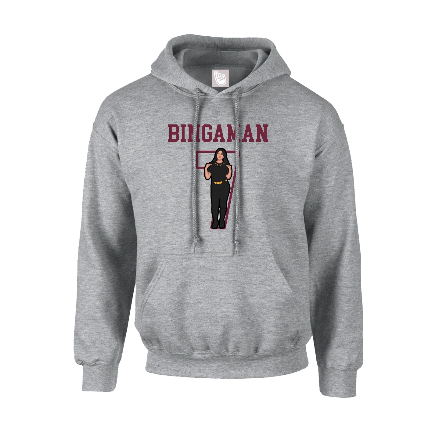 Hoodie — Shirsey in Grey