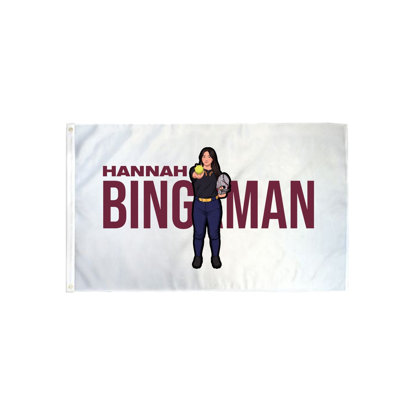 3x5 Flag — Player Name in Classic
