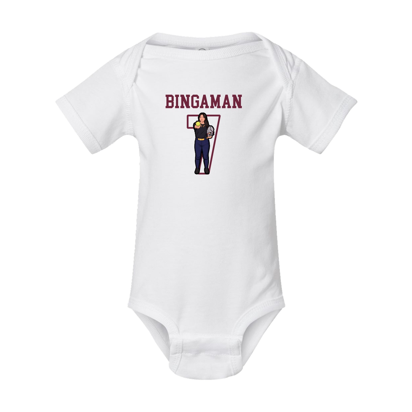 Baby Onesie — Shirsey in White