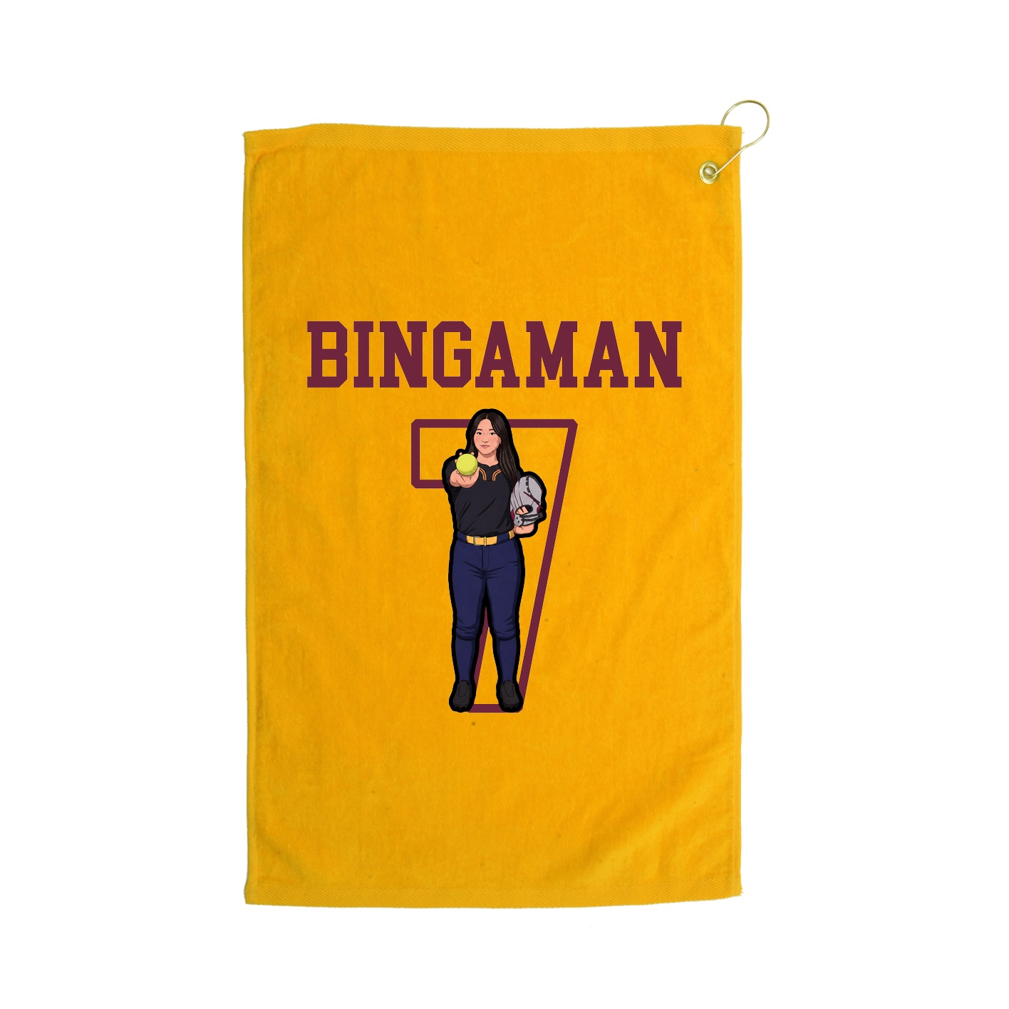 Golf Towel — Shirsey in Gold