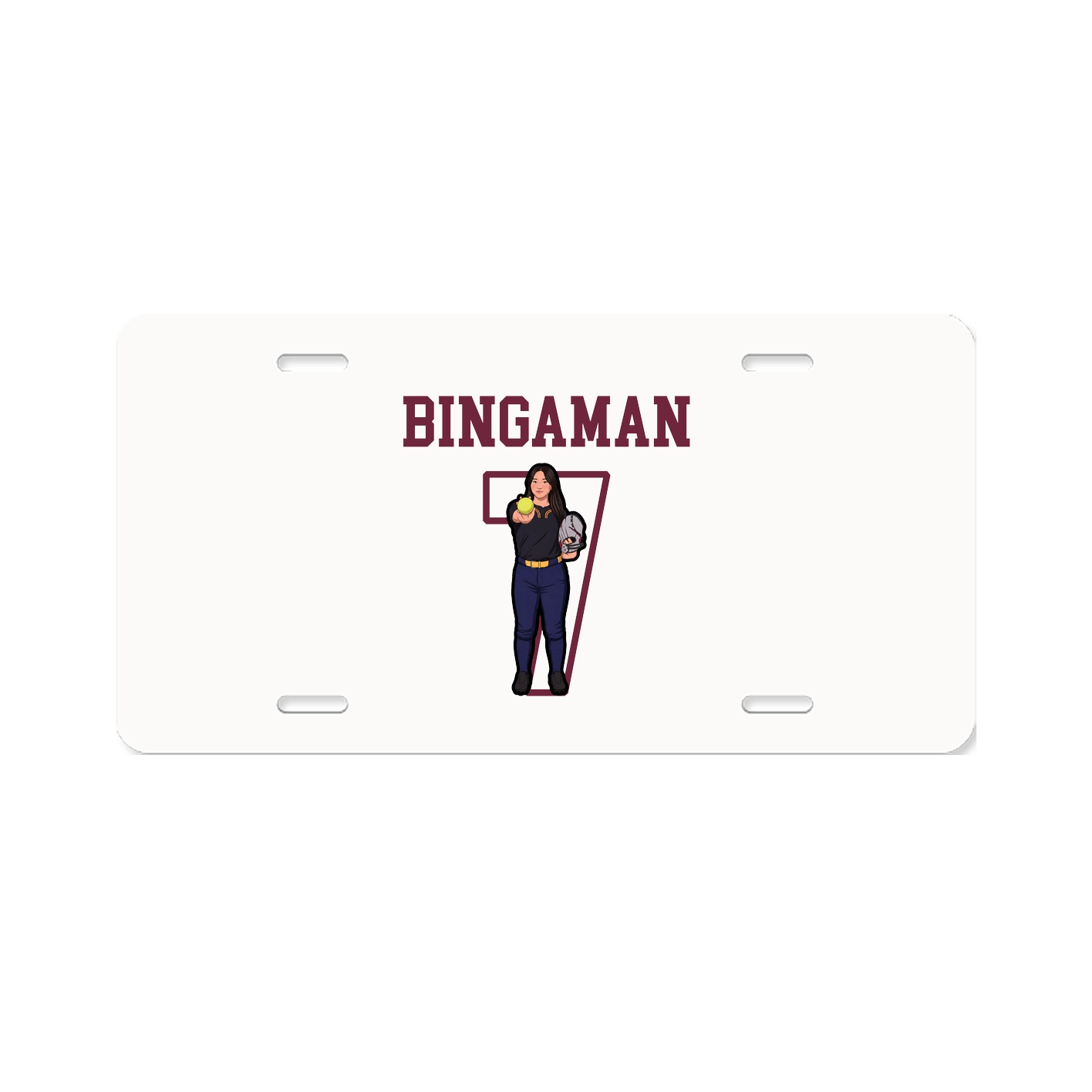 License Plate — Shirsey in Classic
