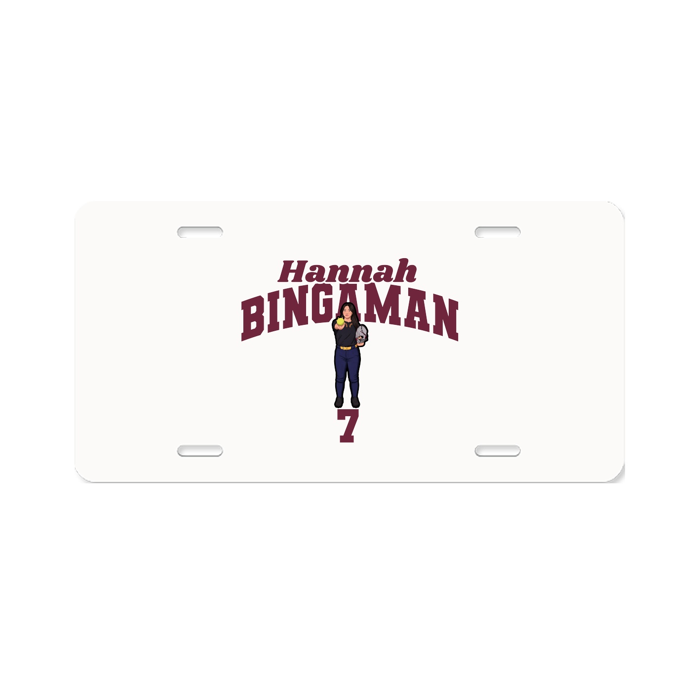 License Plate — Signature Arch in Classic