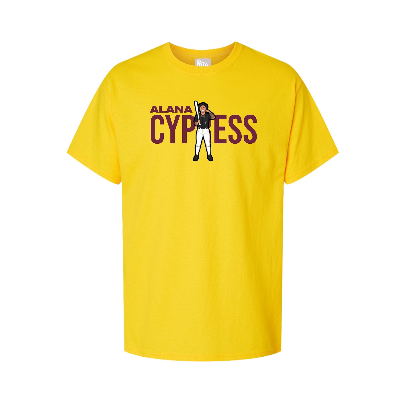 Youth Tee — Player Name in Gold