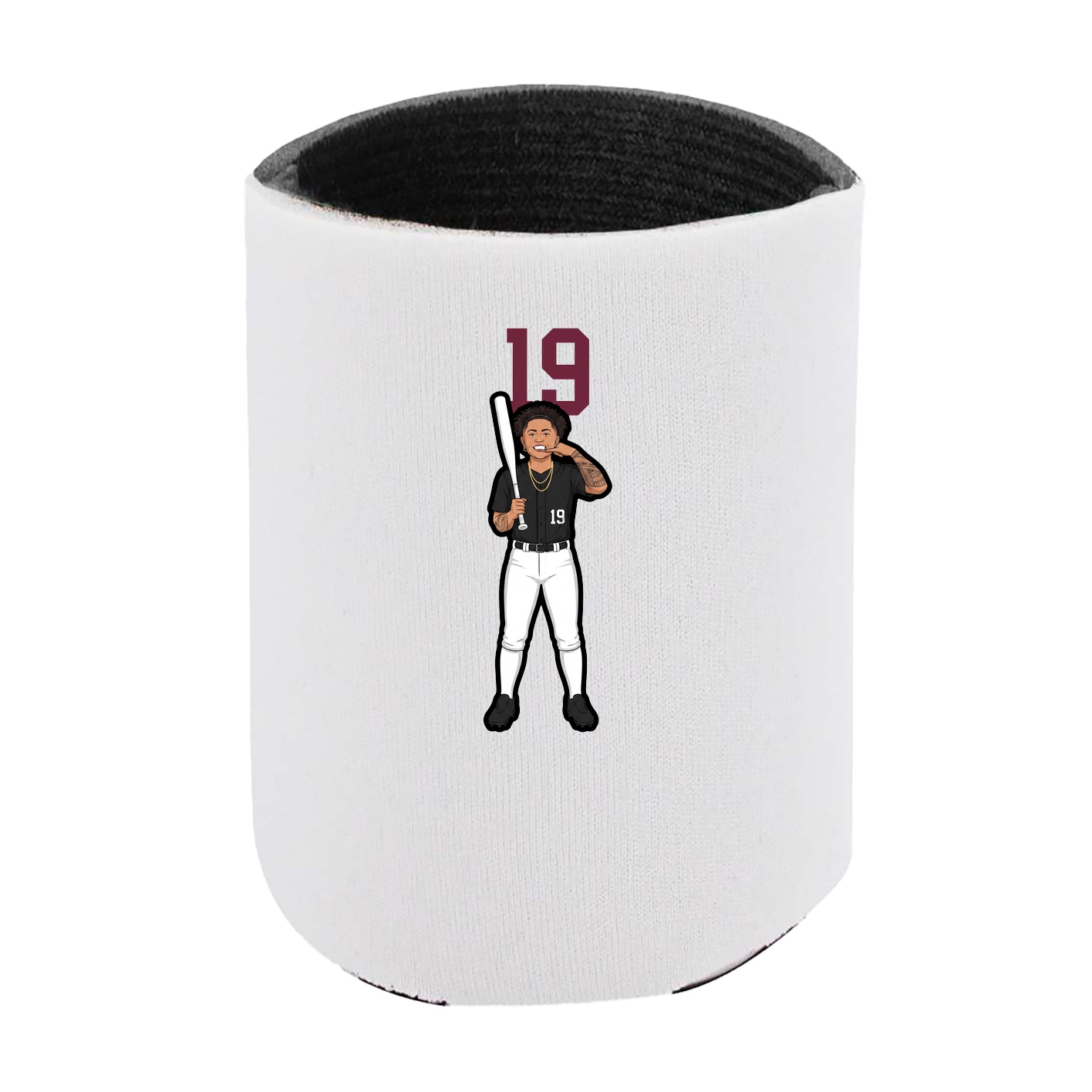 Can Holder — Number Top in White