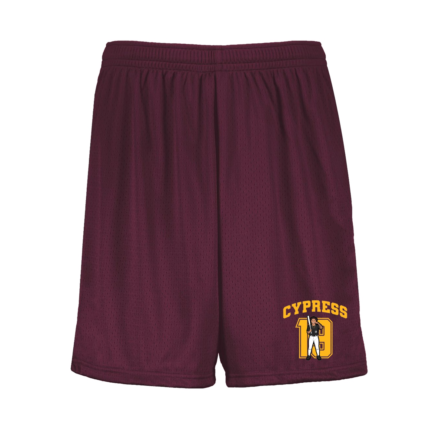 Shorts — Number in Maroon