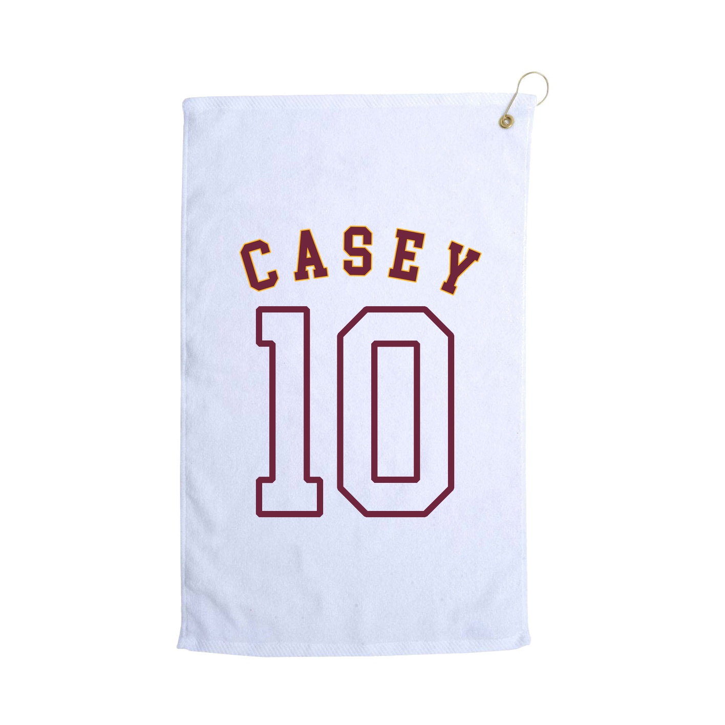 Golf Towel — Shirsey Arch in White