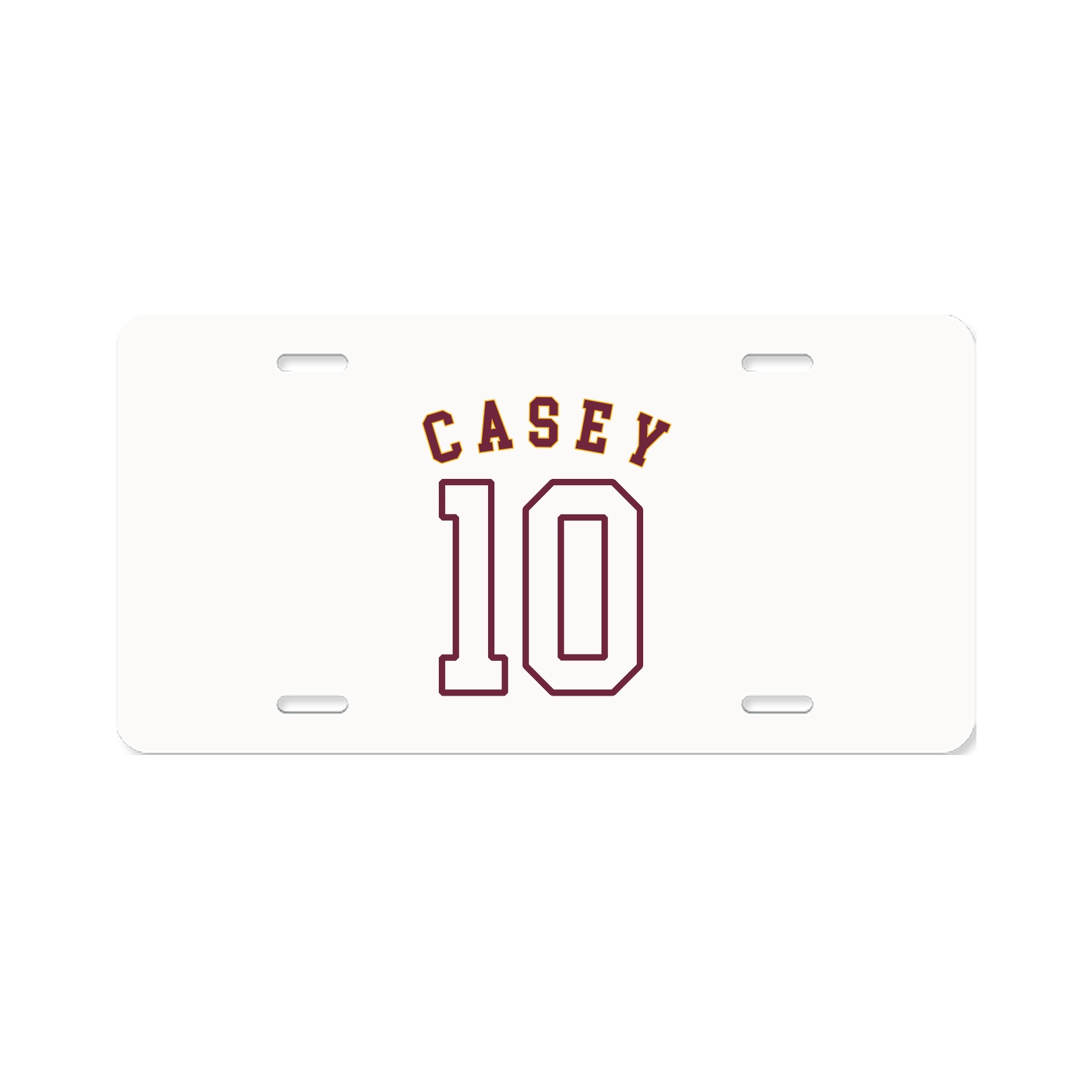 License Plate — Shirsey Arch in Classic